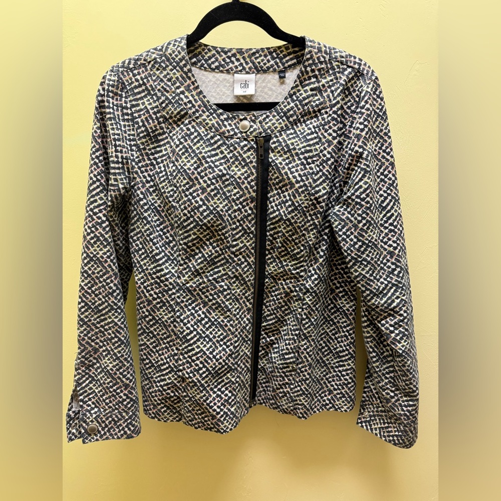 CAbi Multicolor Geometric Jacket